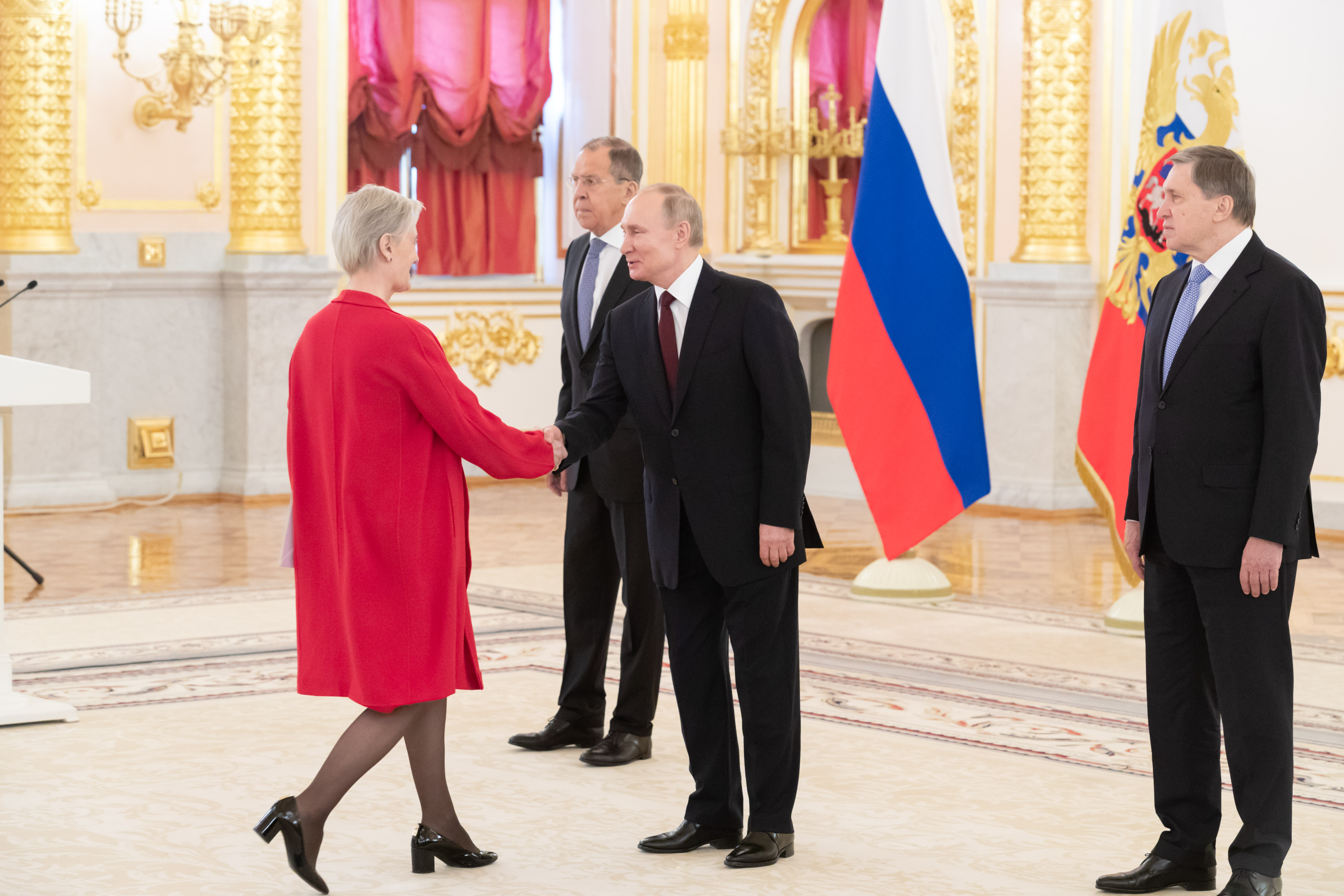 Вручение верительных грамот Президенту РФ В.В. Путину (5 февраля 2020 года)